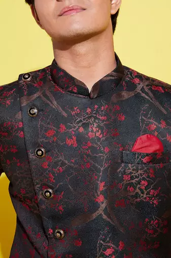 Vastramay yuva boys' maroon jodhpuri