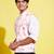Vastramay yuva boys' multicolor-base-peach nehru jacket
