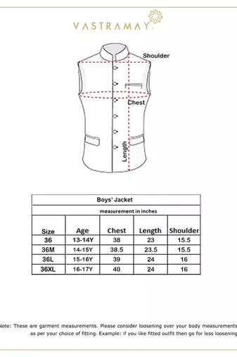 Vastramay yuva boys' multicolored-base-turquoise nehru jacket