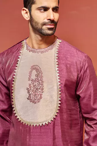  onion silk blend kurta