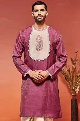  onion silk blend kurta