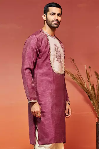  onion silk blend kurta