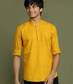 mustard short kurta