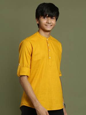  mustard short kurta 2