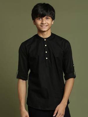  black short kurta 1