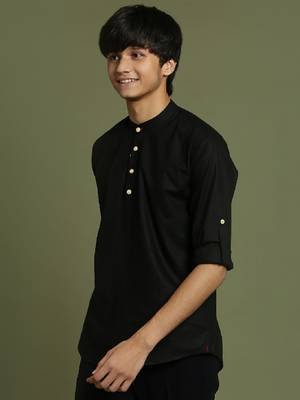  black short kurta 2