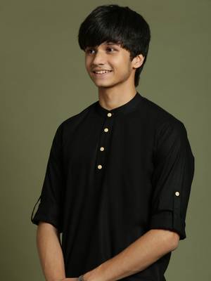  black short kurta 4