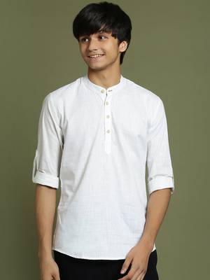  white short kurta 1