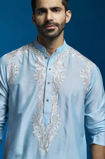  aqua viscose kurta