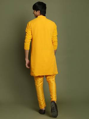  yellow kurta pyjama set 3