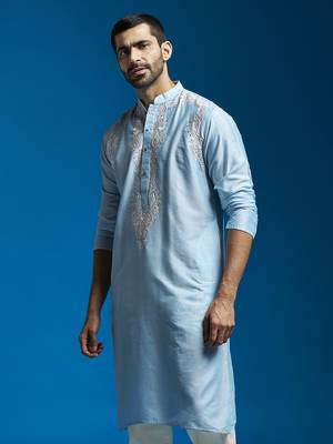  aqua viscose kurta 3