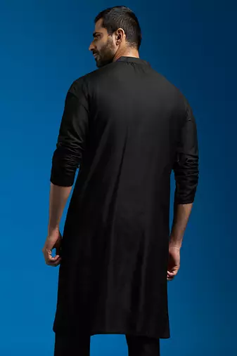  black viscose kurta