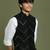 Vastramay yuva boys' black nehru jacket