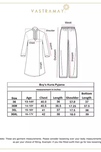 yuva boys' purple and cream kurta pyjama set