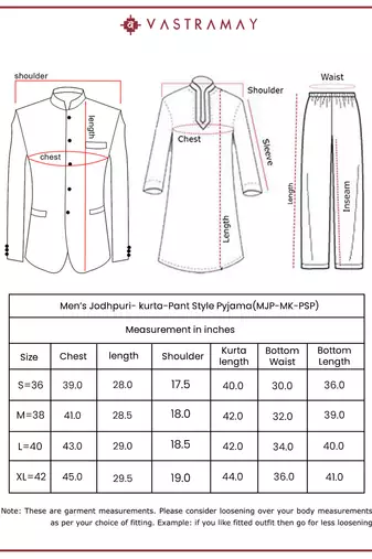  maroon viscose jacket,kurta and pyjama set.
