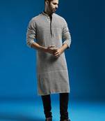  black georgette kurta and pyjama set