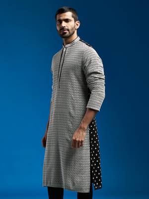  black georgette kurta 3