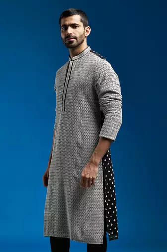  black georgette kurta