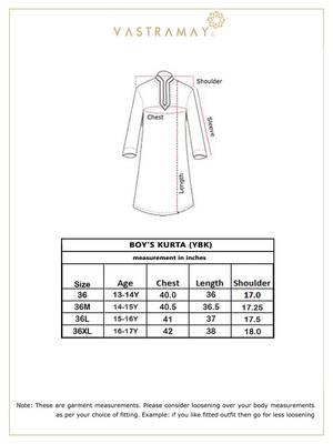 Vastramay yuva boys' green and white kurta pyjama set 5
