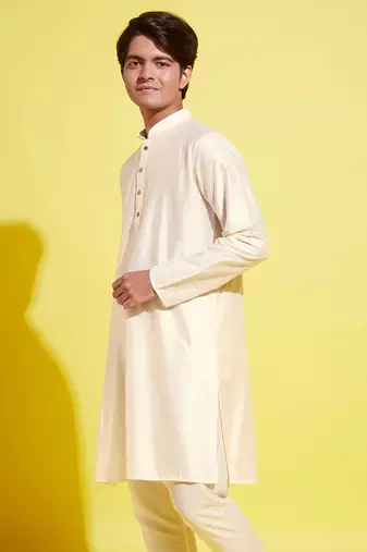  cream kurta