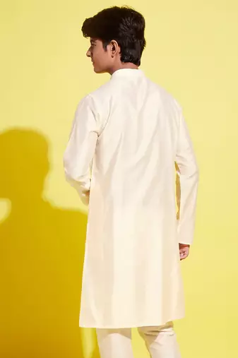  cream kurta