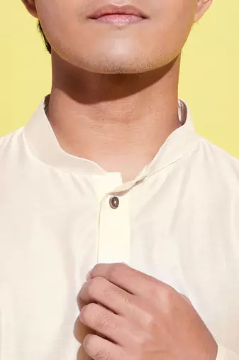  cream kurta