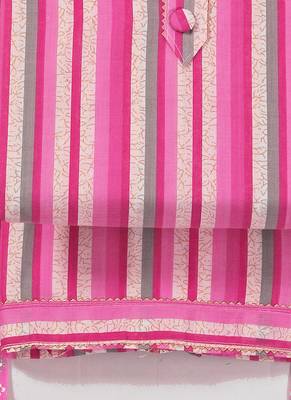 Multi cotton printed summer collection unstitched suit with cotton dupatta 2