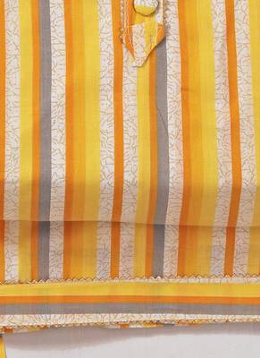 Multi cotton printed summer collection unstitched suit with cotton dupatta 2