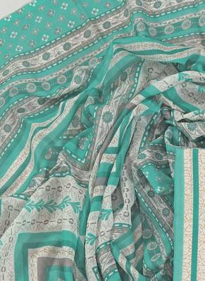 Multi cotton printed summer collection unstitched suit with cotton dupatta 3