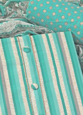 Multi cotton printed summer collection unstitched suit with cotton dupatta 5
