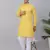 Men yellow cotton floral printed kurta with pyjamas