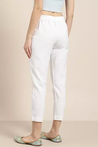 women white cotton pant