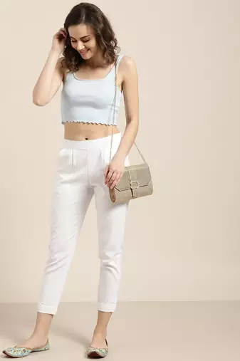 women white cotton pant
