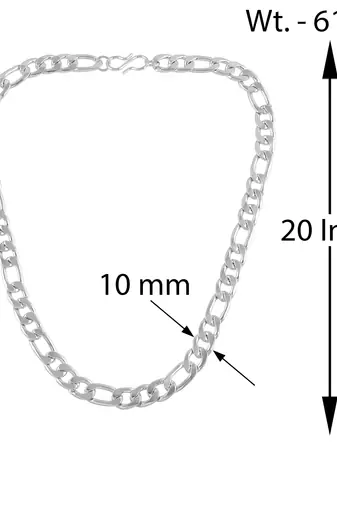 Stainless steel silver heavy men necklace chain unisex