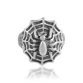 Brass silver fashion jewellery spider finger ring men women 4