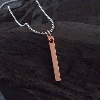 Pure copper bar shaped health benificial fashion pendant 1