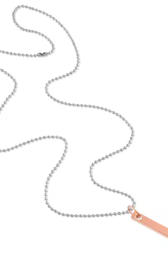 Pure copper bar shaped health benificial fashion pendant