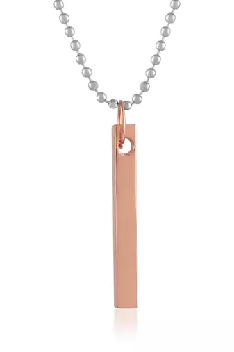 Pure copper bar shaped health benificial fashion pendant