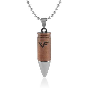 Copper bullet shape pendant for men boys 3
