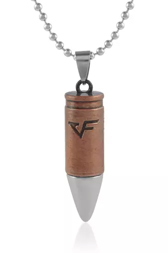 Copper bullet shape pendant for men boys