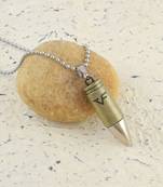 Brass bullet shape pendant for men boys