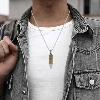 Brass bullet shape pendant for men boys 3