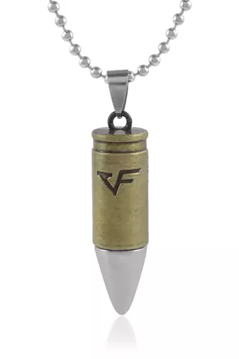 Brass bullet shape pendant for men boys