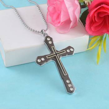 Dzine Trendz Pendant Silver Plated Brass 5x3 cm 1