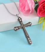 Dzine Trendz Pendant Silver Plated Brass 5x3 cm