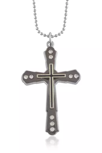 Dzine Trendz Pendant Silver Plated Brass 5x3 cm