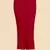 Trendmalls Women's Plain Red Nylon Petticoat Skirts Saree Silhouette Shape Wear Dress
