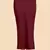 Trendmalls Maroon Solid Nylon Soft Petticoat Skirts for Women Saree Shape Wear 
