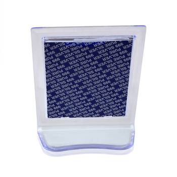 dzine trendz silver foil krishna stand silver 3