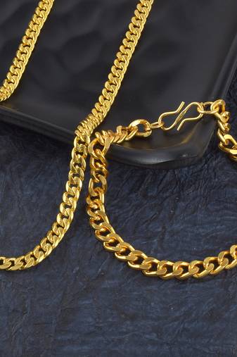 Brass micron men fashion jewellery chain bracelet combo
